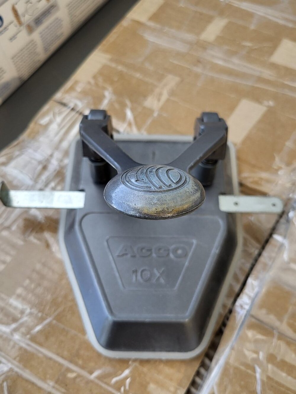 VINTAGE ACCO 10X 2-HOLE TWO HOLE PAPER PUNCH GOOD WORKING ORDER BIN I
